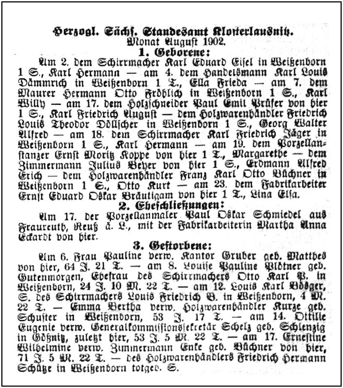 1902-09-10 Kl Standesamtsregister